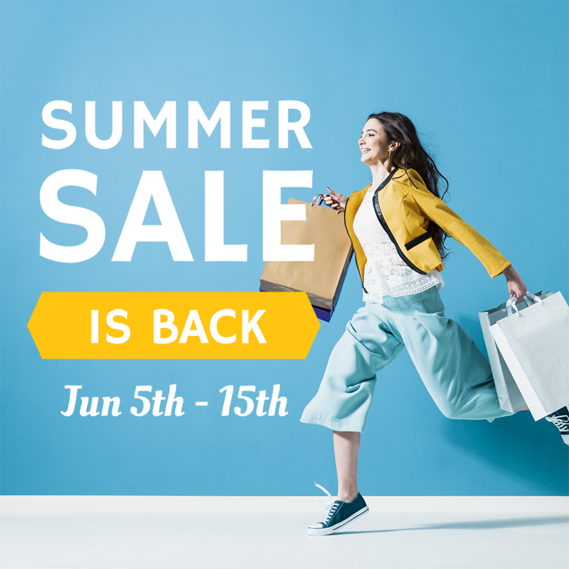 Summer sale instagram template